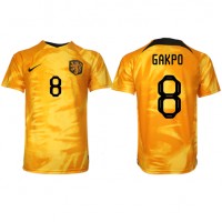 Niederlande Cody Gakpo #8 Heimtrikot WM 2022 Kurzarm